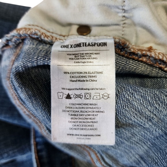 One Teaspoon‎ Freebird II High Waist Distressed Jeans | Size 28 | - Picture 8 of 8